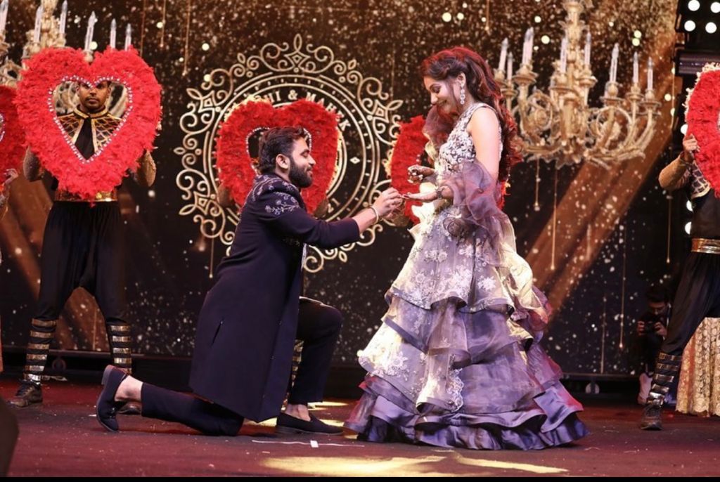 Nishi's sangeet function